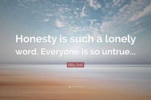 🎵 「Honesty is such a lonely word」歌詞の意味を解説