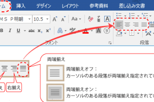 📄 Microsoft Word 文字揃え：中央揃え・両端揃えを使いこなす