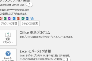 🔢 Office 365 Word バージョン確認：最新版へのアップデート
