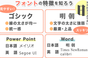🔤 Word の標準フォント一覧！おすすめフォントも紹介